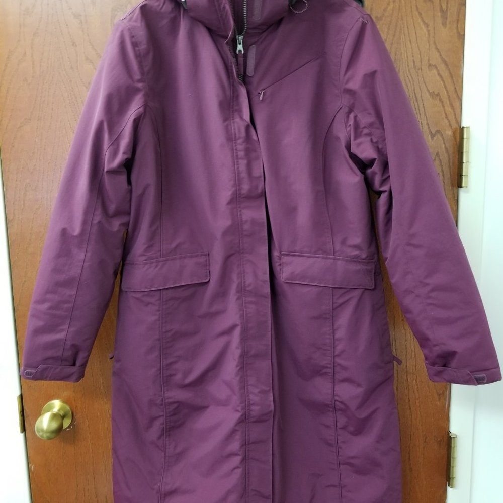 Lands End Womans Squall Waterproof Insulated Parka